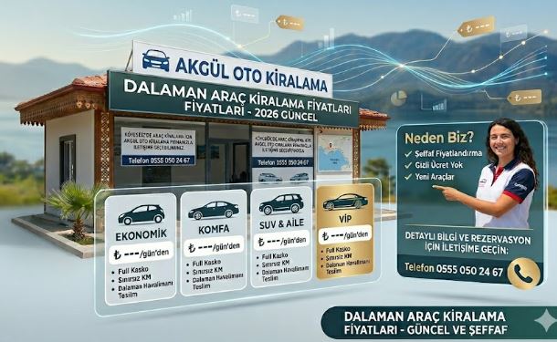 Dalaman Araç Kiralama Fiyatları